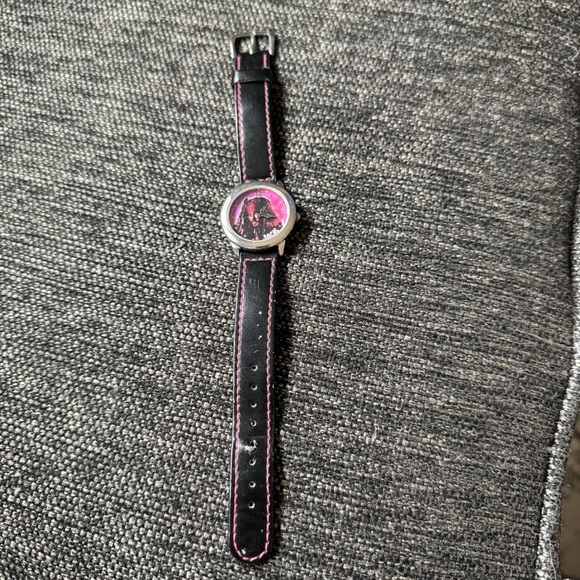 Black and Pink Jack Sparrow Watch - Picture 2 of 3